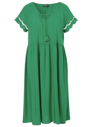 Jurk appeltjes groen 2413951