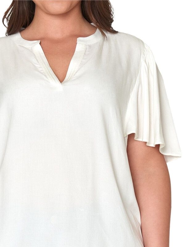 Blouse wit KM