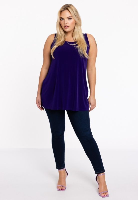 Singlet flare DOLCE purple