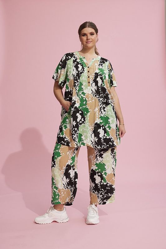 Broek Sonia groen taupe