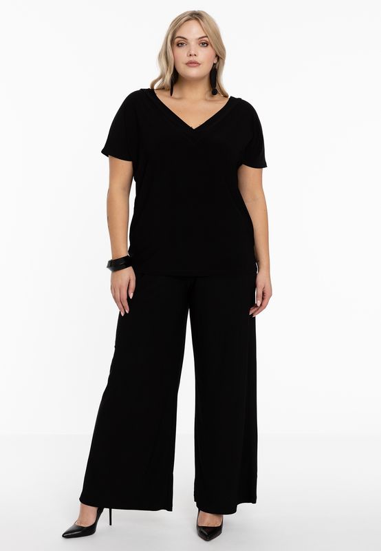 Trousers loose fit DOLCE black