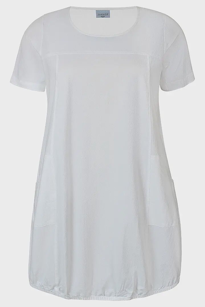 Amin 105-Dress S/S White