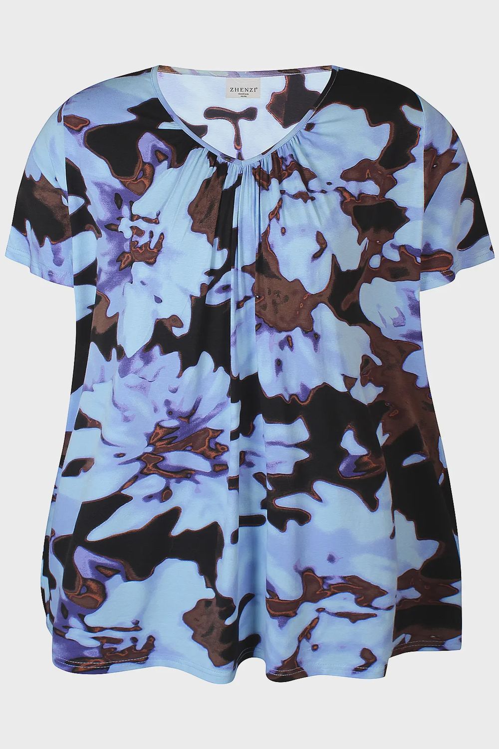 Fipa 728-Blouse S/S Blue bell