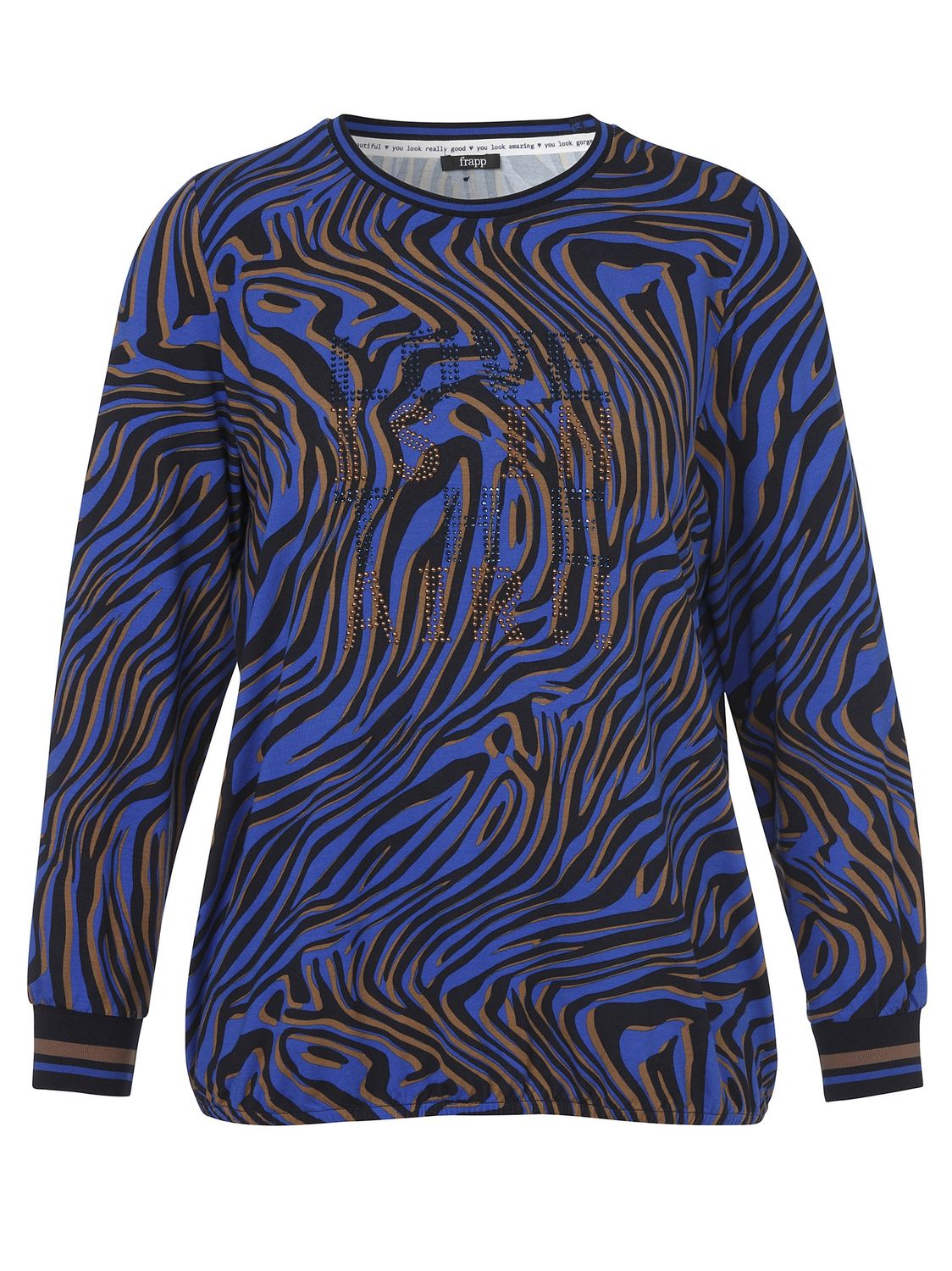 Shirt blauw camel