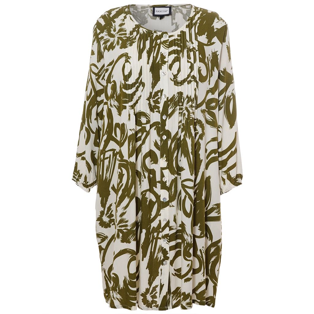 GJohanne Shirt Tunic Offwhite-olive