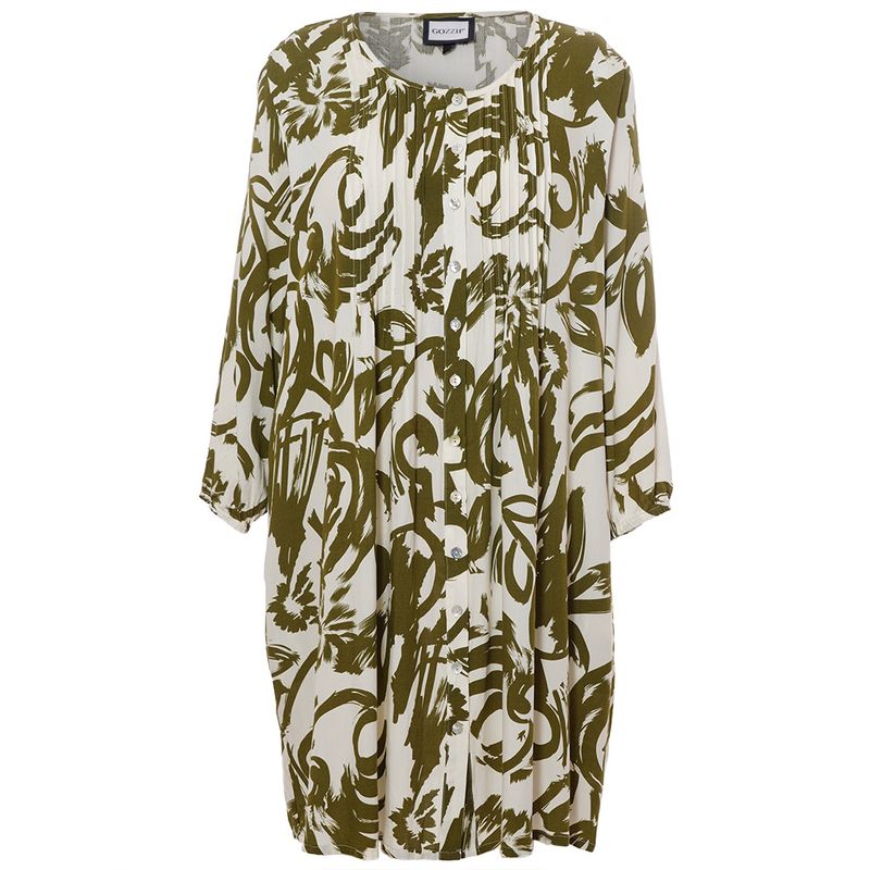 GJohanne Shirt Tunic Offwhite-olive