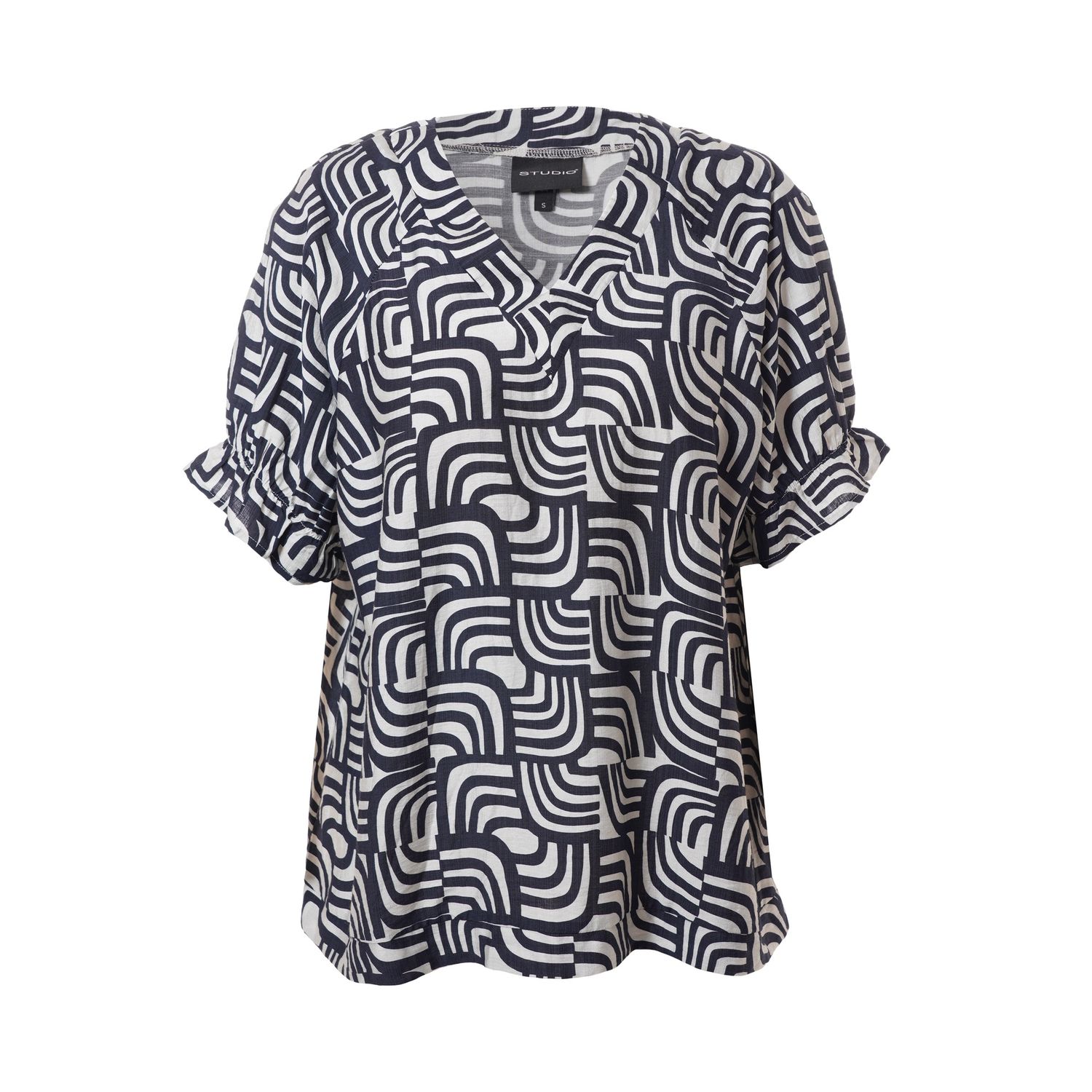 SDasie Blouse Navy/Off-White
