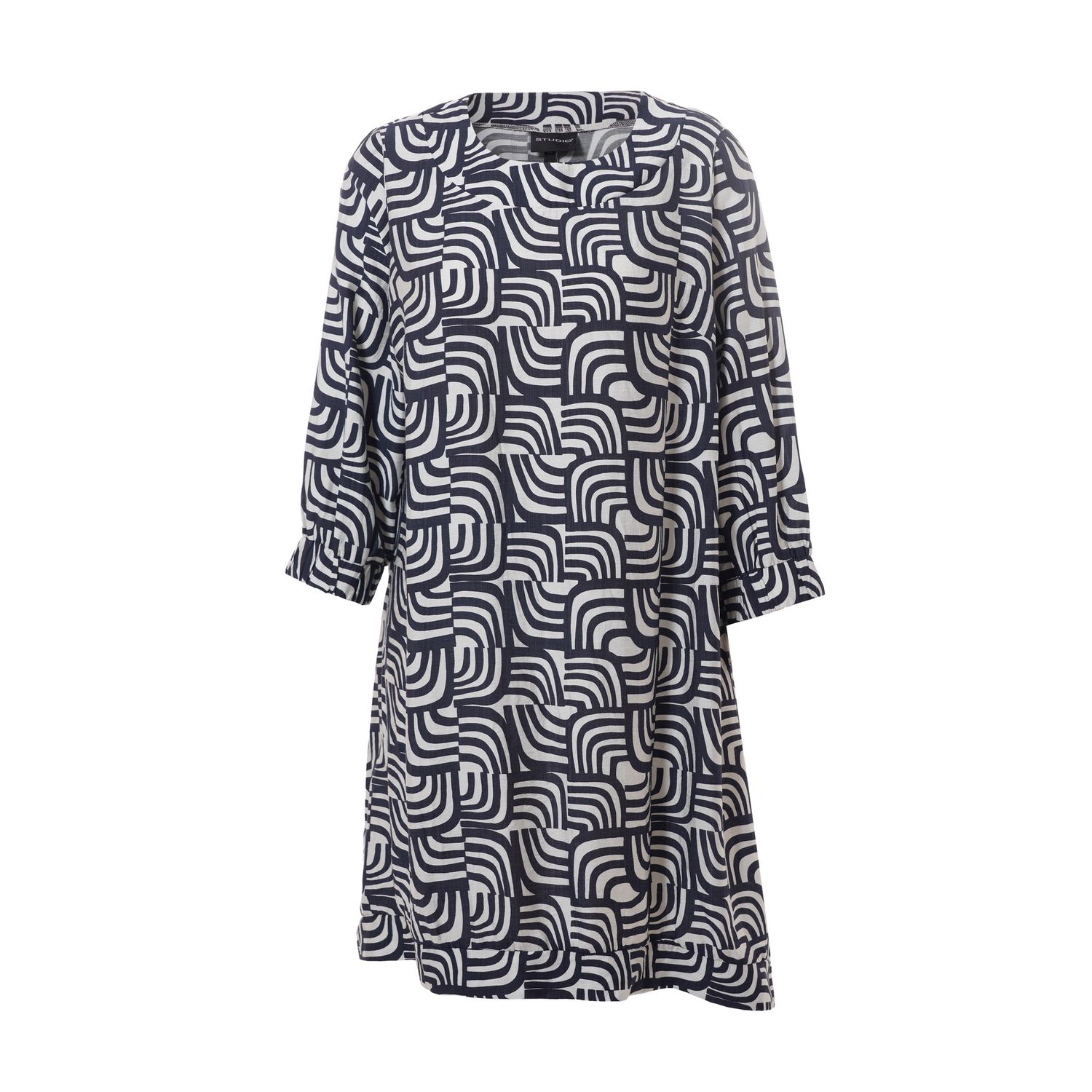 SLonetta Dress Navy/Off-White