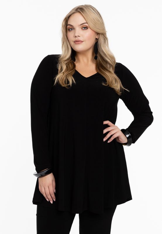 Tuniek swing long sleeve BLACK