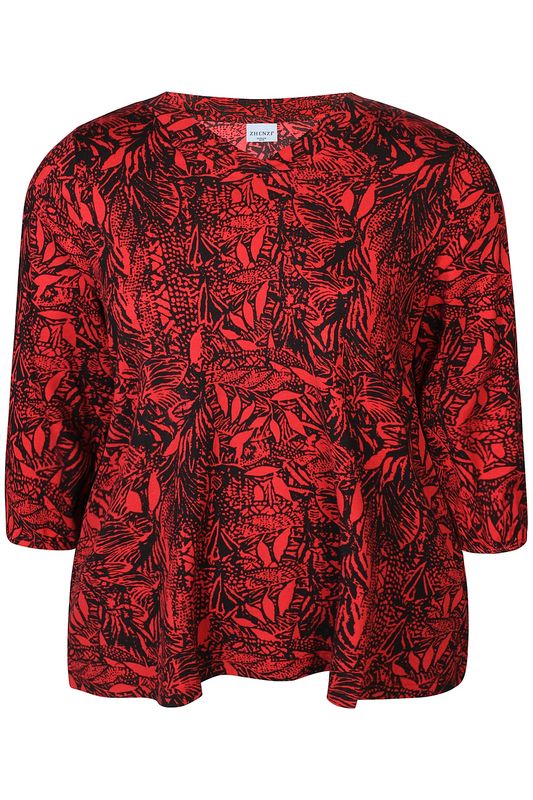 Zh-Sylva 897-Blouse ¾ Tango red