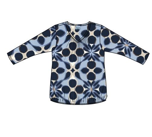 Zh-Octa 905-Blouse ¾ Navy