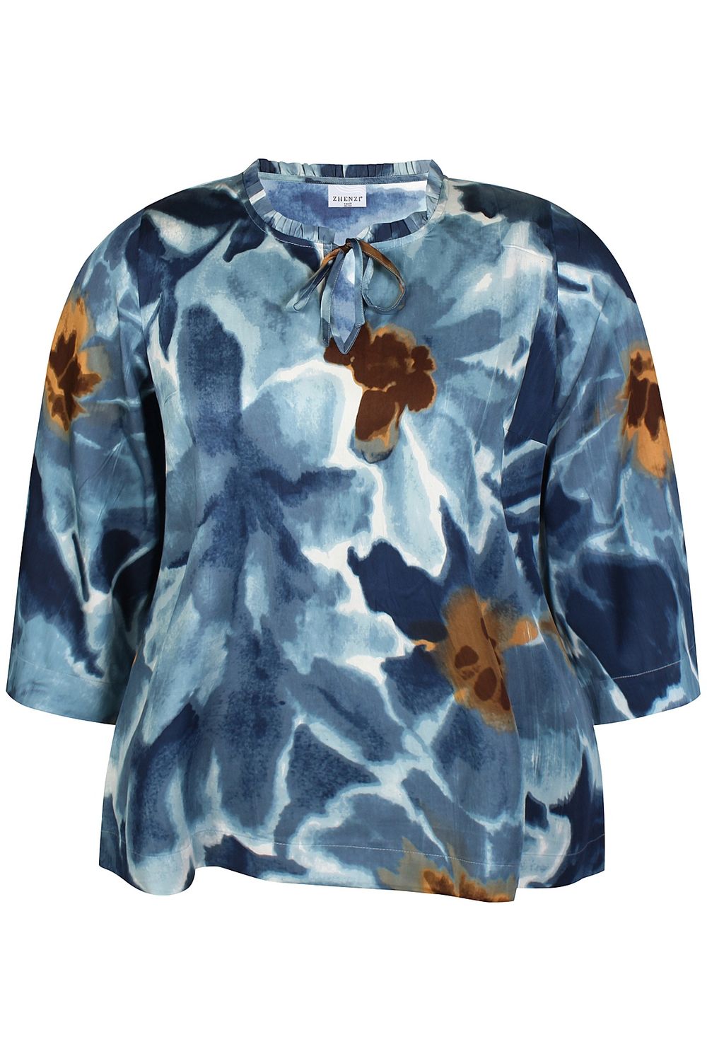 Zh-Peri 938-Blouse ¾ Palace blue