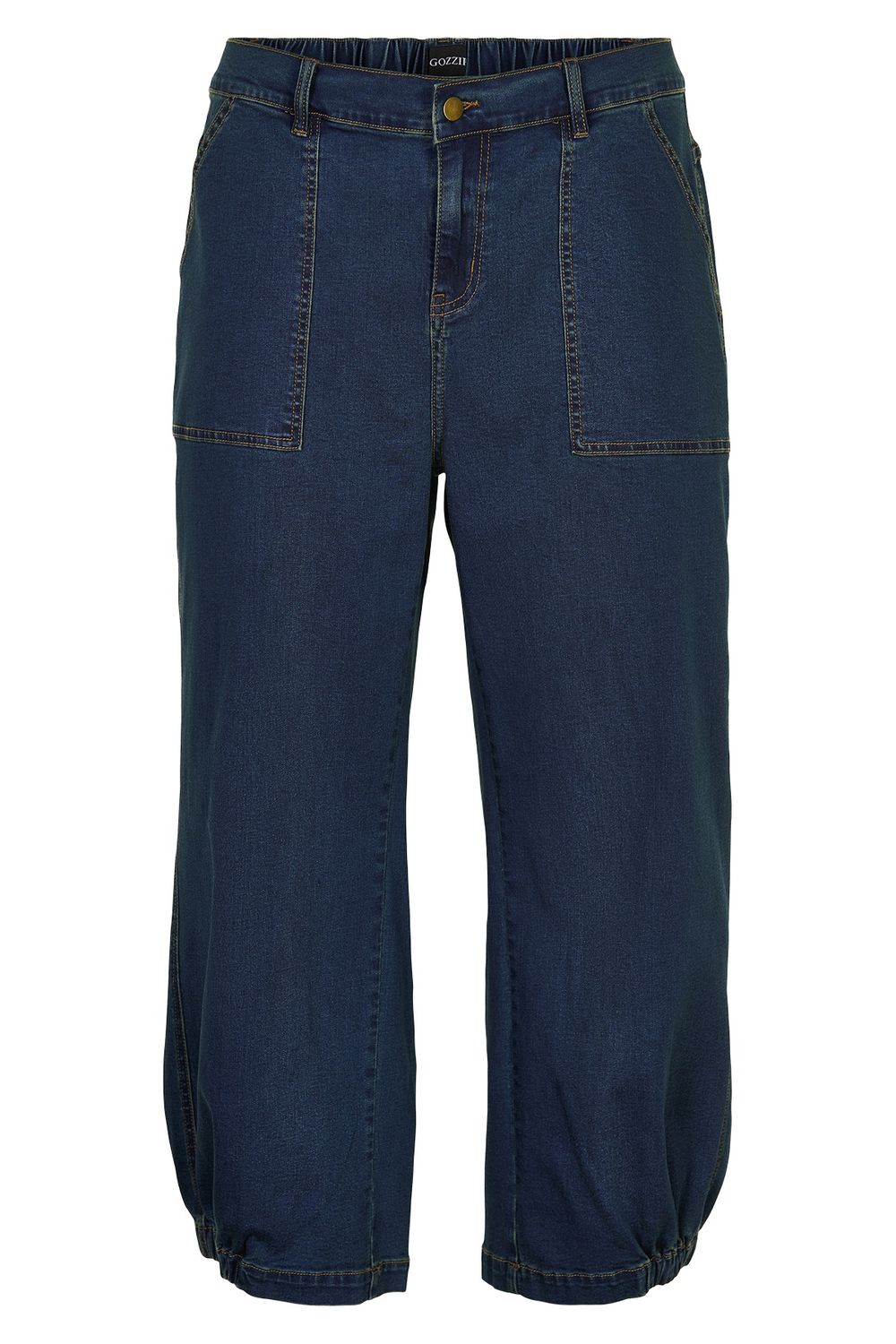 GClara Baggy pants Dark blue denim