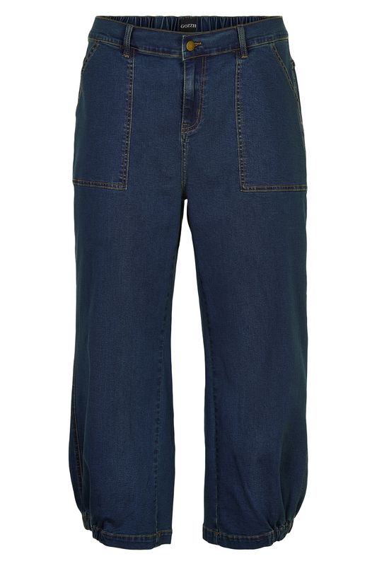 GClara Baggy pants Dark blue denim