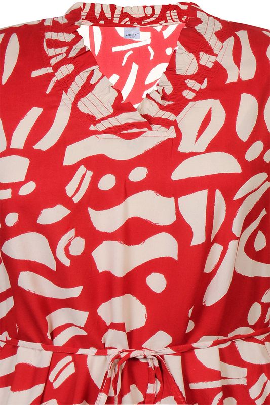 Zh-Oney 926-Dress ¾ Tango red