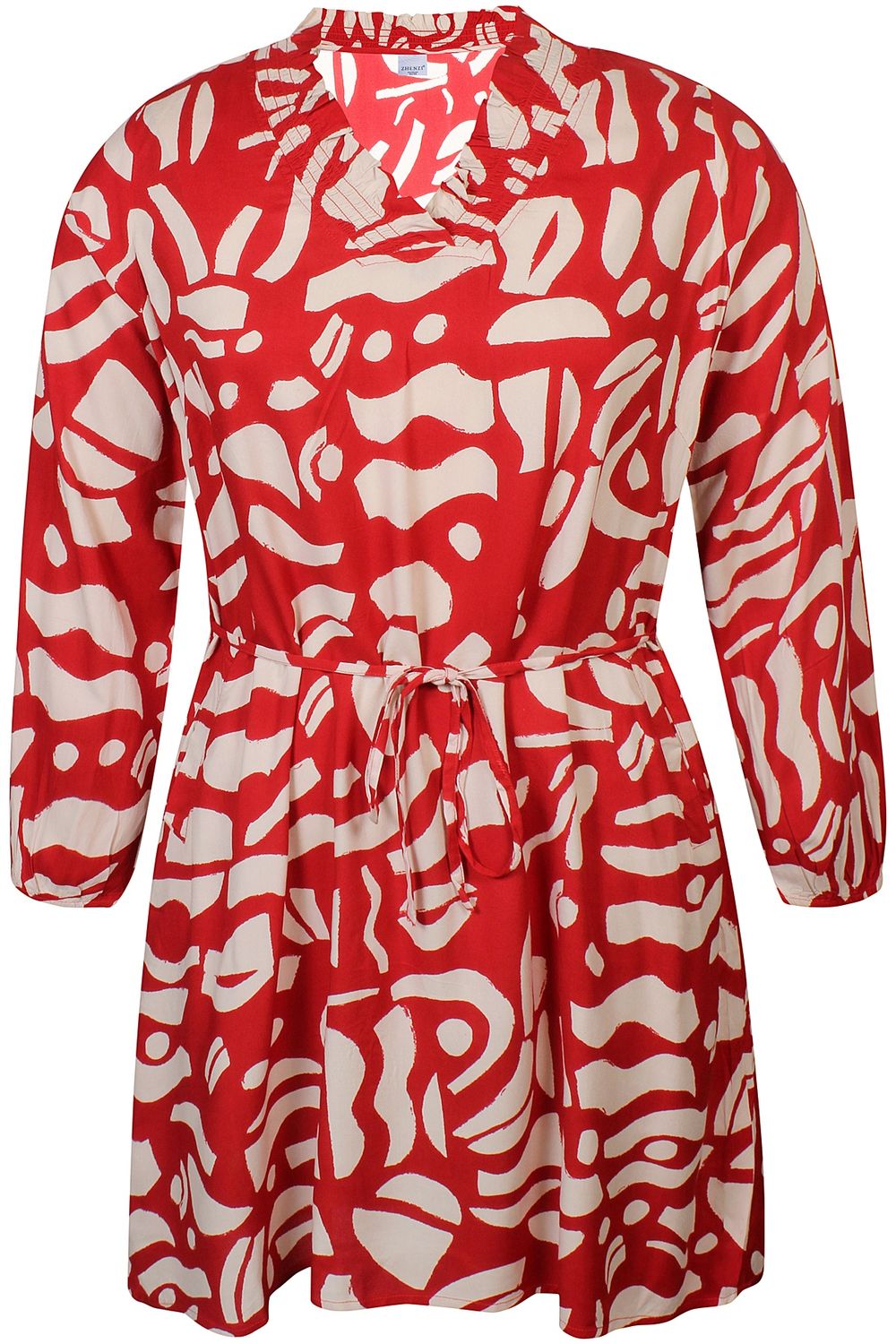 Zh-Oney 926-Dress ¾ Tango red