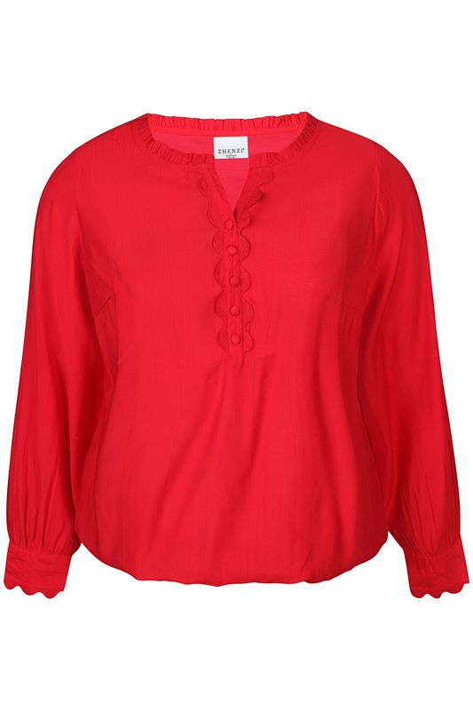 Zh-Orra 934-Blouse L/S Tango red