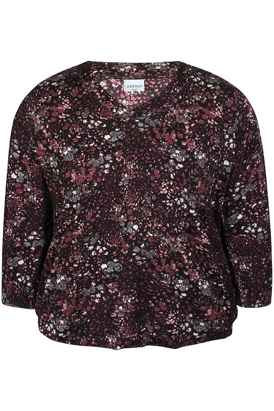 Zh-Sylva 1017-Blouse ¾ Maroon