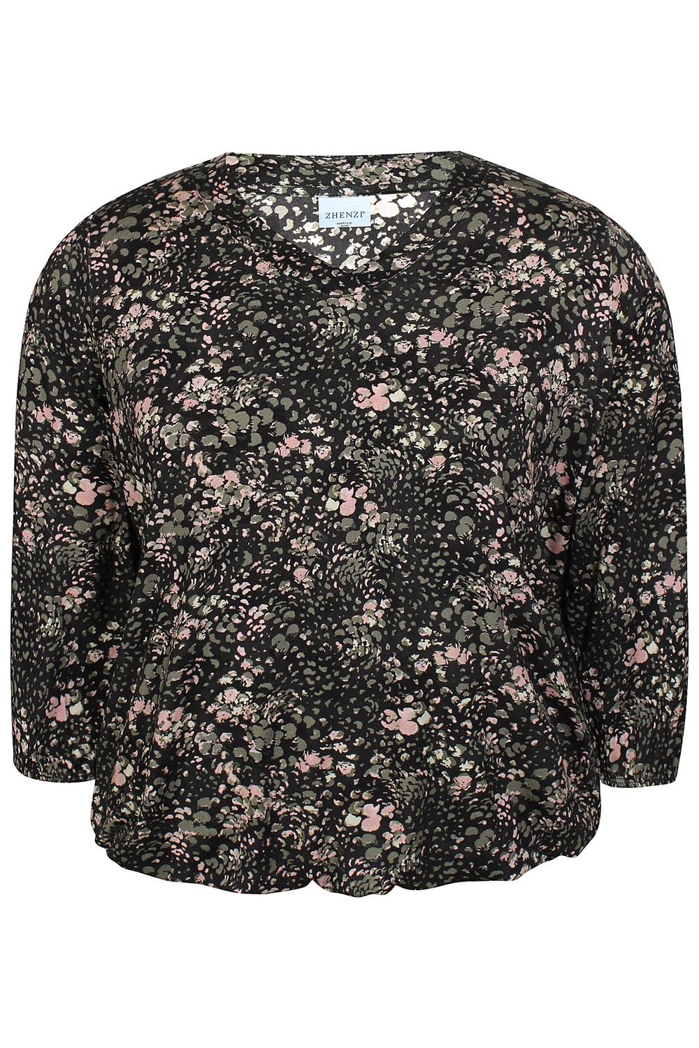 Zh-Sylva 1017-Blouse ¾ Stone Green