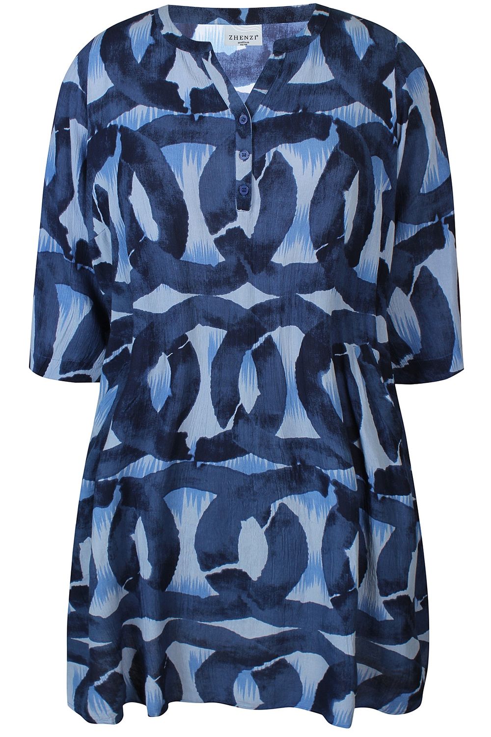Zh-Sini 1059-Dress ¾ True Blue