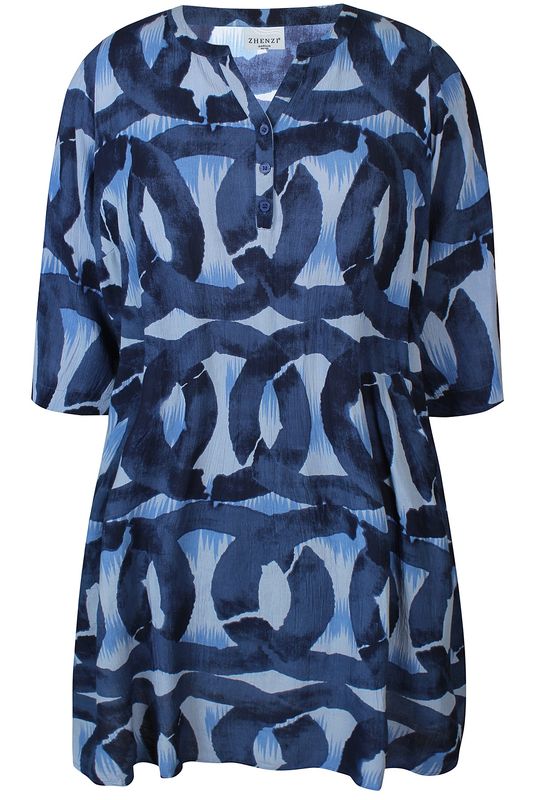 Zh-Sini 1059-Dress ¾ True Blue