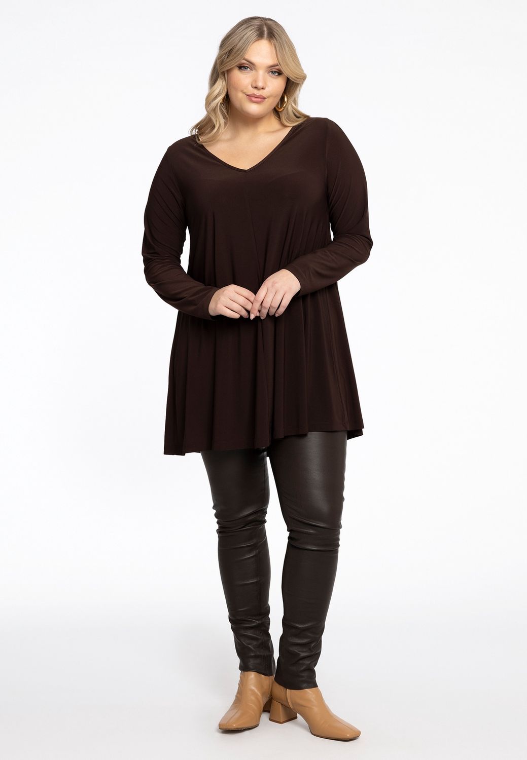 Tuniek swing BROWN