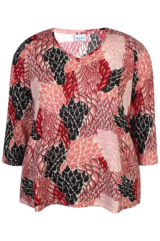 Zh-Ainsley 992-Blouse ¾ oud roze