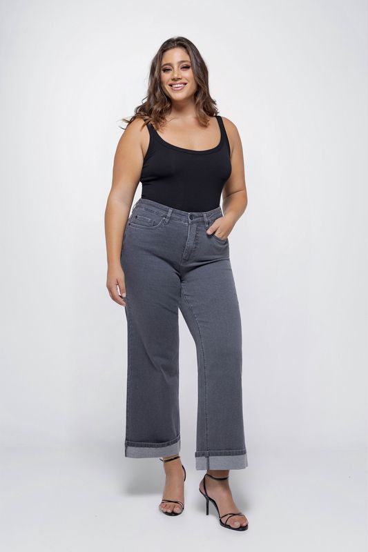 DIXI Lux Grey - Wide Leg