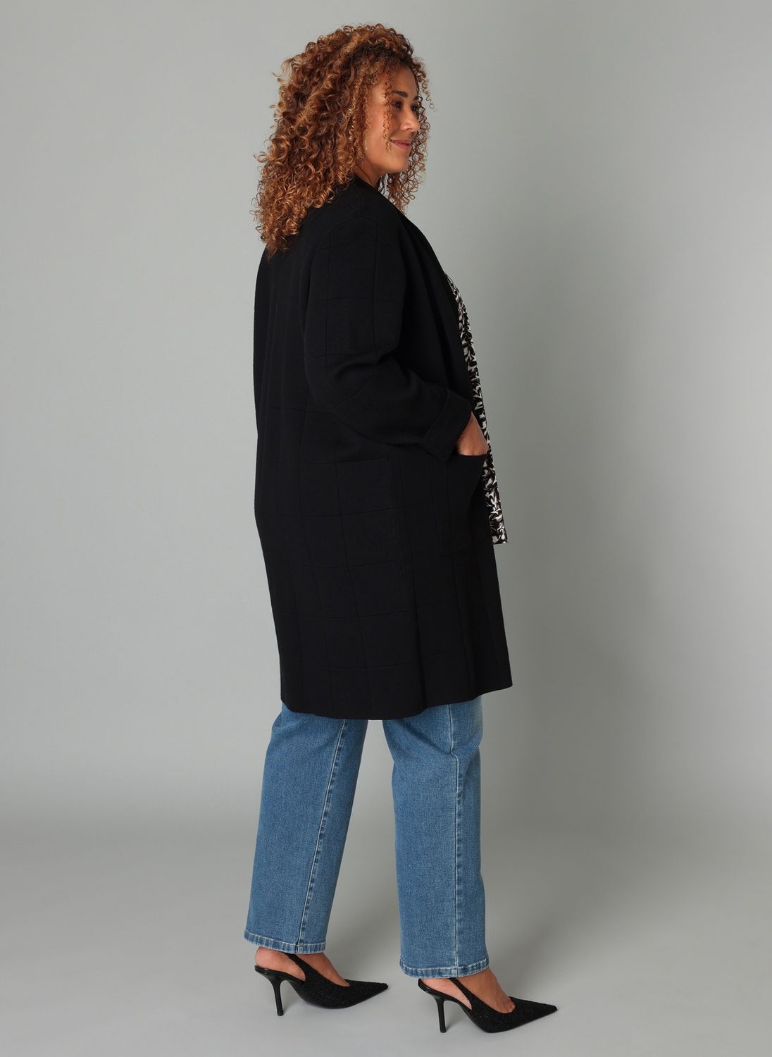 Blazer lang zwart 9000616