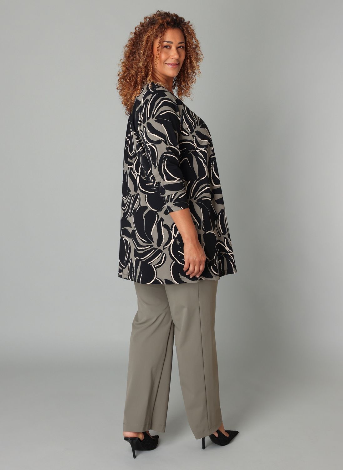 Tuniek zwart/olijf 9000594