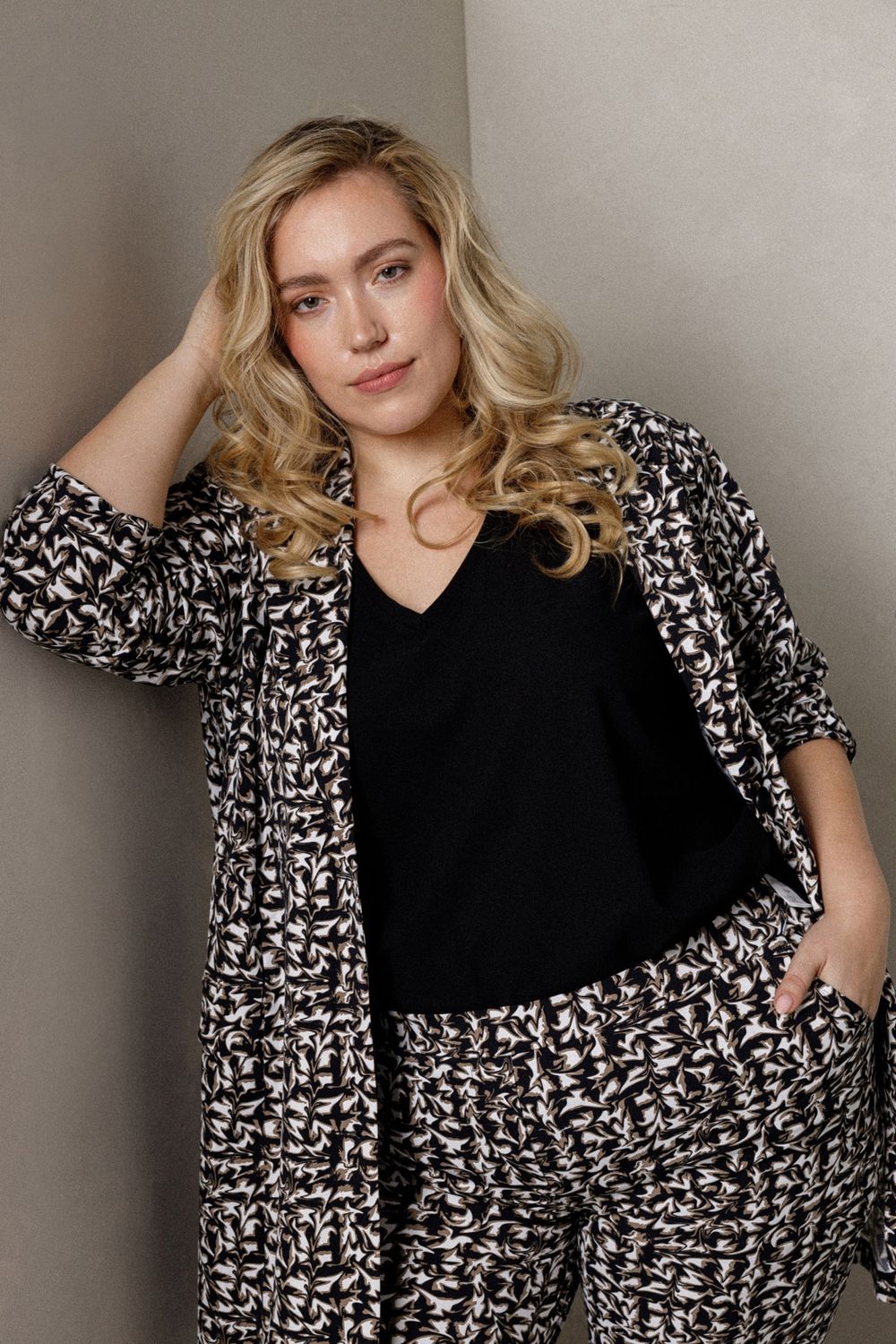 Colbert zwart wit 9000549