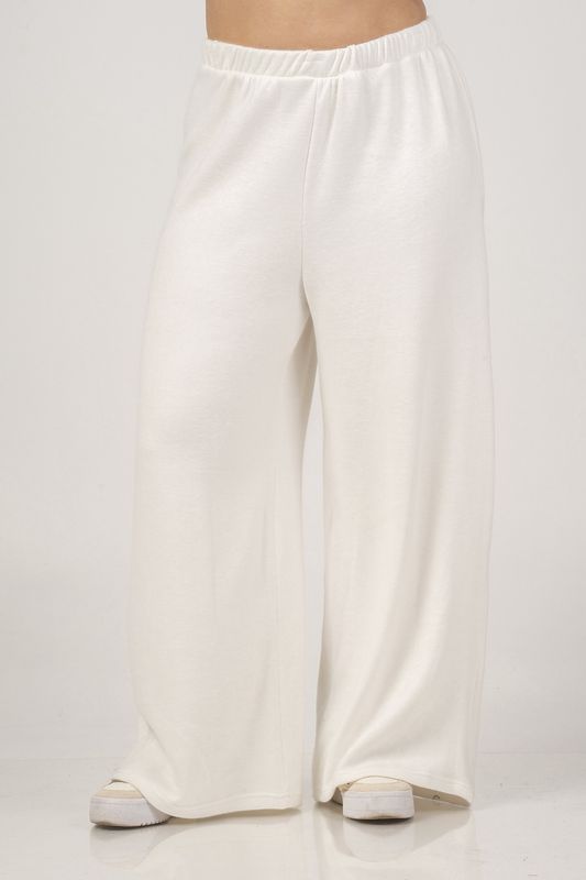 Pantalon wijd Beige 41465