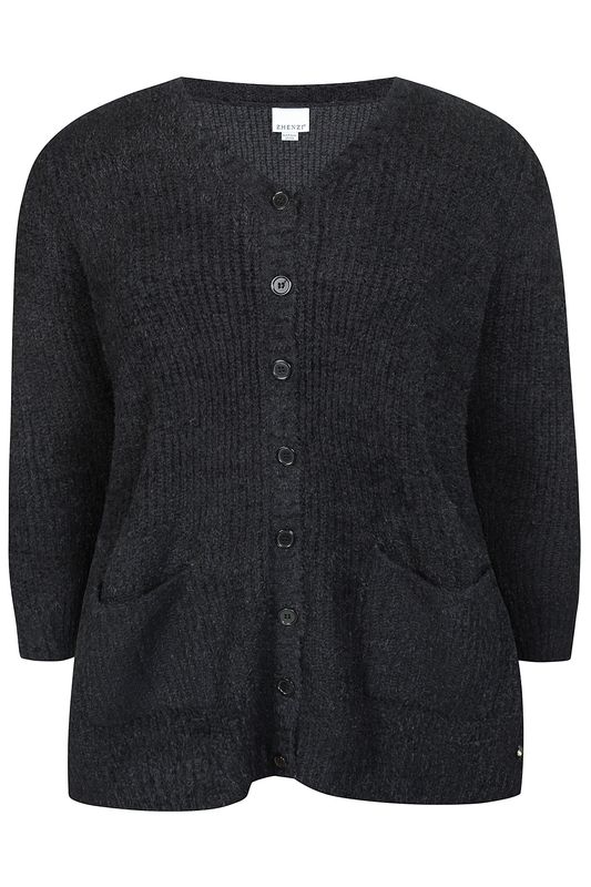 Zh-Drot 999-Cardigan L/S Black