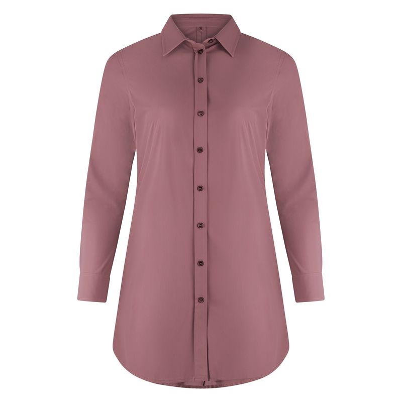 Blouse Long LS Mauve