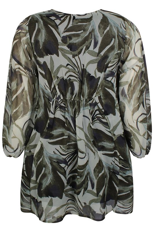 Zh-Seya 1043-Tunic L/S Stone Green