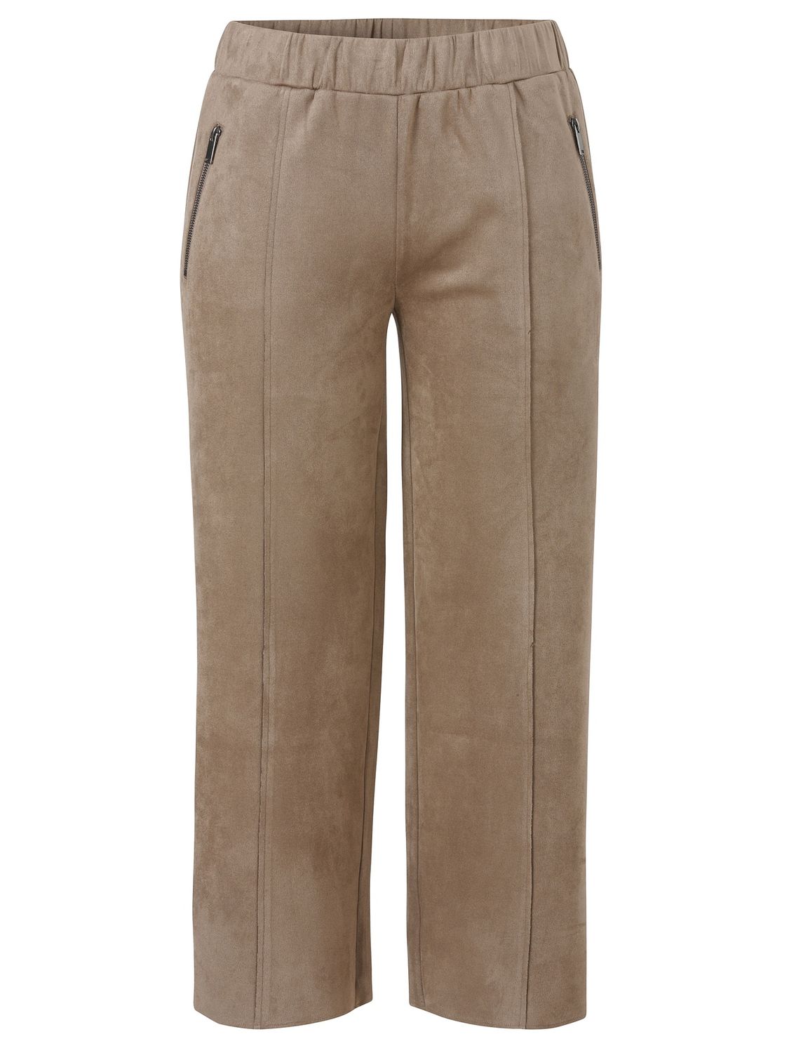 Broek lang mokka melange