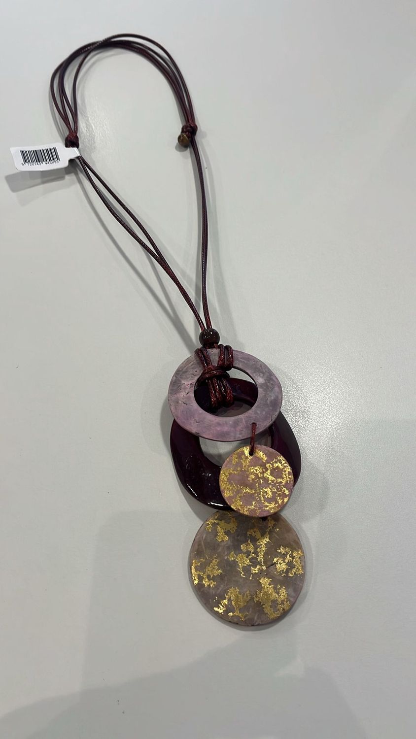 lang collier burgundy