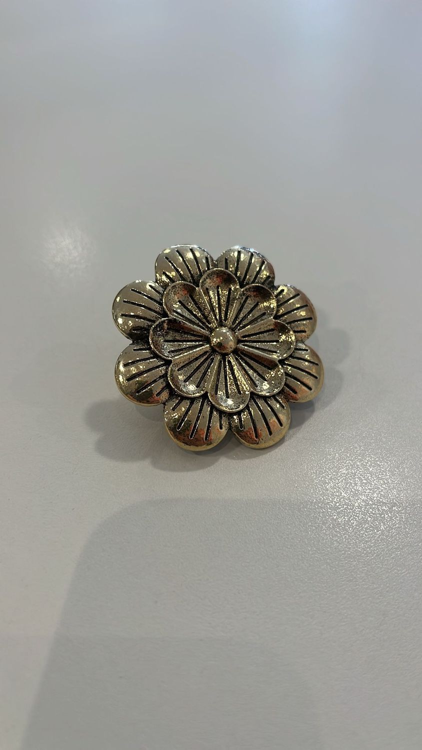 Vestclip roos goud
