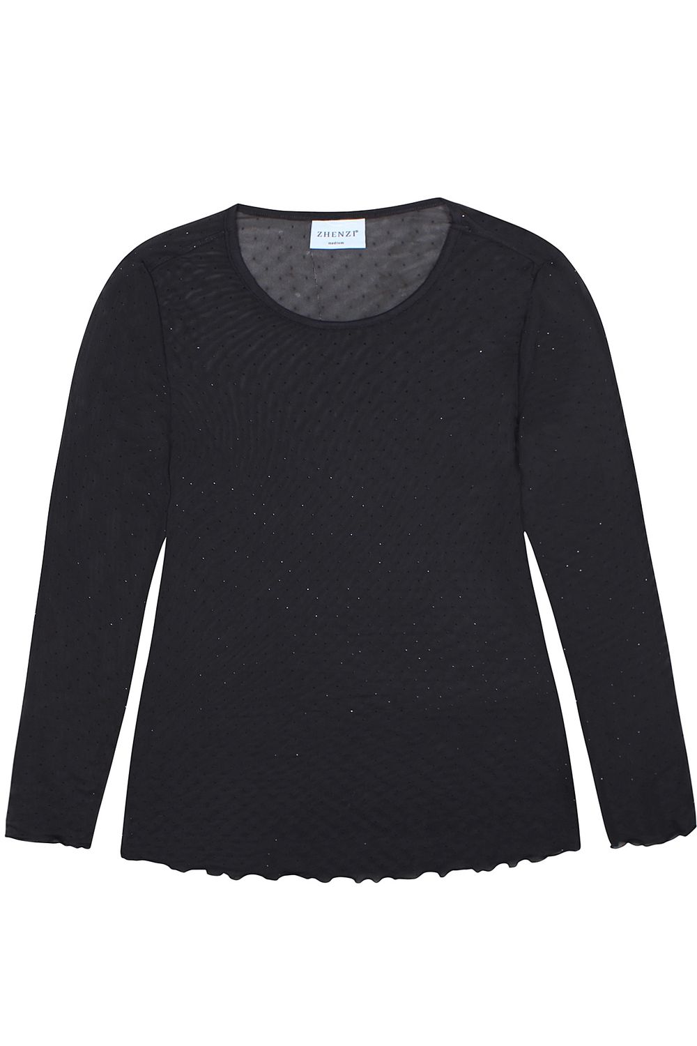 Zh-Tiri 1242-T-Shirt L/S Black