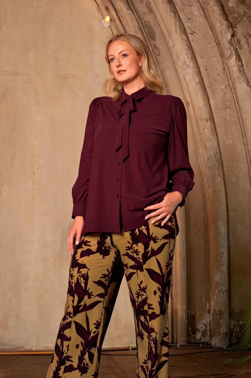 Pants Long Elegant Floral