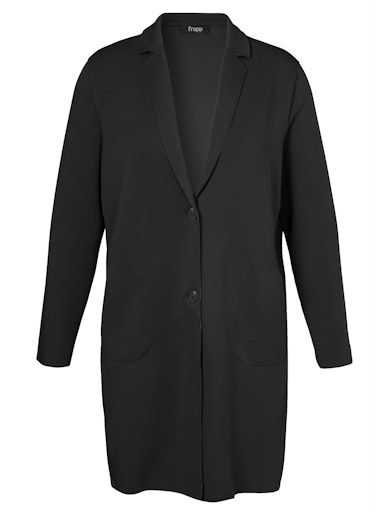 Lange blazer zwart