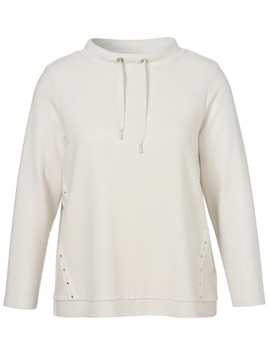 Trui creme opstaand boordje