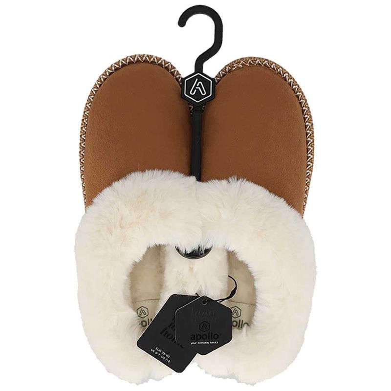 SLIPPERS TEDDY cognac