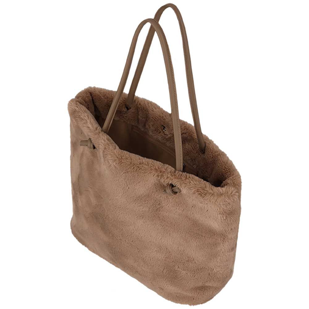 SARLINI LADIES BAG TEXTILE bont taupe