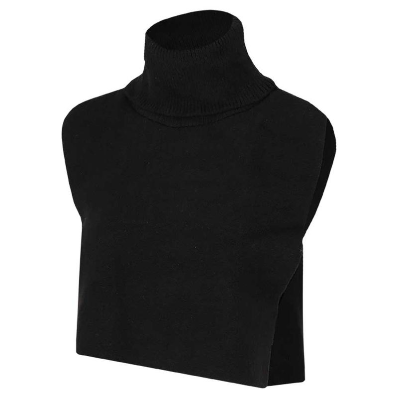 SARLINI LADIES KNIT COL Black