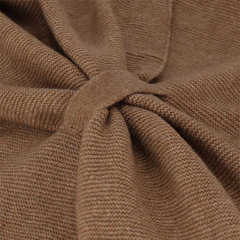 PONCHO Taupe met lus