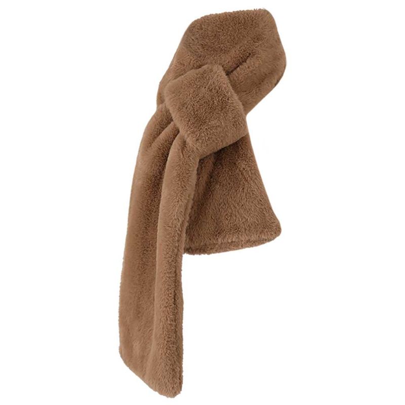 SARLINI LADIES KNIT SCARF Taupe