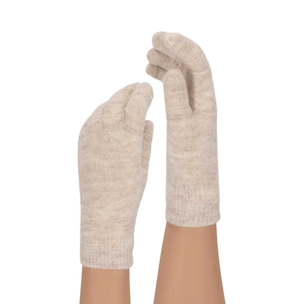 SARLINI KNIT GLOVES Woolwhite
