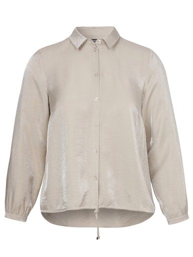 Blouse V-hals Druck sand