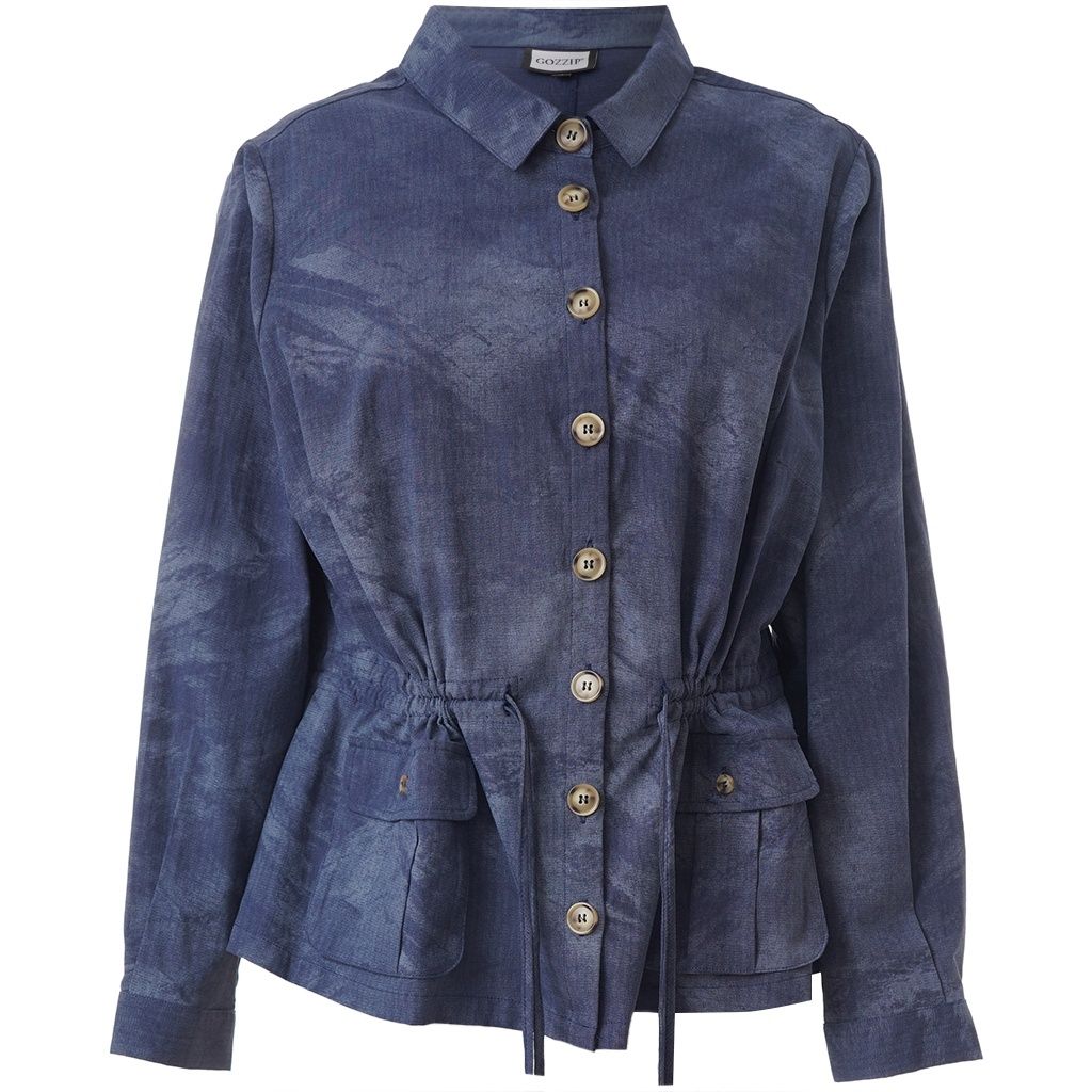 GLaura Shirt Jacket Blue